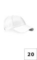 Czapka dziecięca z daszkiem CLASSIC KID 31009 Promostars biała