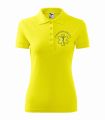 Koszulka polo damska dla fizjoterapeuta logo cytrynowy.jpg