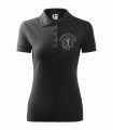 Koszulka polo damska dowolny napis bez tła ebony grey.jpg