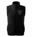 Kamizelka polarowa medyczna z dowolnym napisem 518 unisex czarna.jpg