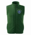 518 Kamizelka unisex fizjoterapeutka z tłem zieleń butelkowa.jpg