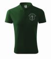 203 Koszulka polo fizjoterapeuta logo bez tła zieleń butelkowa.jpg
