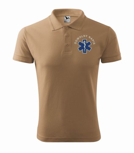 203 Koszulka polo dowolny napis logo z tłem piaskowy.jpg