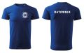 Koszulka męska bawełniana medyczna tshirt Ratownik chabrowa.jpg