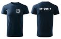 Koszulka męska bawełniana medyczna tshirt Ratownik granatowa.jpg