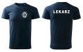 Koszulka męska bawełniana medyczna tshirt granatowa.jpg