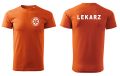 Koszulka męska bawełniana medyczna tshirt pomarańczowa.jpg