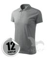 Koszulka polo męska z gładkiego materiału bawełna 202 Malfini ishirt_pl szara