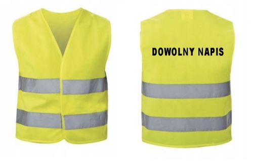 Kamizelka odblaskowa ostrzegawcza ishirt z dowolnym napisem na plecach żółta.jpg