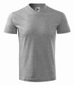 102_12 ciemnoszary melanż koszulkaunisex  V-neck.webp