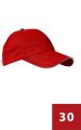 Czapka z daszkiem Sandwich 31103 Crimson Cut Promostars czerwona