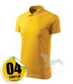 Koszulka polo męska z gładkiego materiału bawełna 202 Malfini ishirt_pl żółta